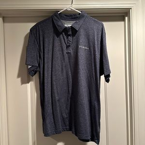 Men’s Columbia OmniWick Polo Heather Gray Size XL